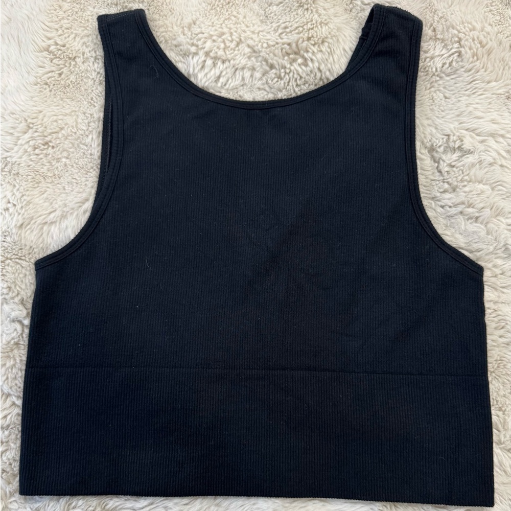 Banana Republic Black Ribbed Tank Top